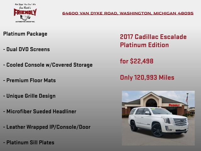 Used 2017 Cadillac Escalade Platinum image 5