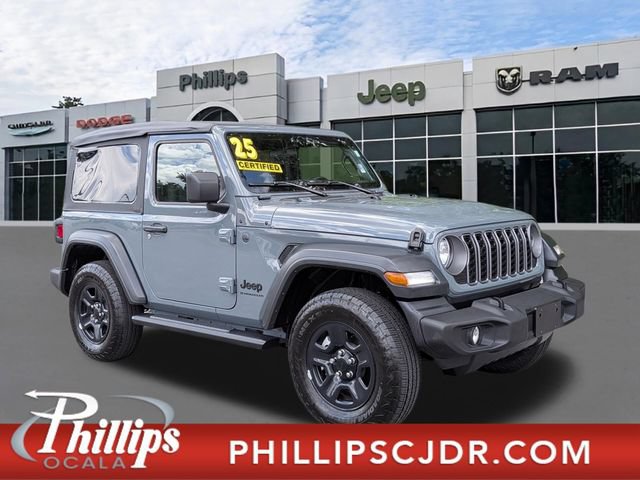 Certified 2025 Jeep Wrangler Sport