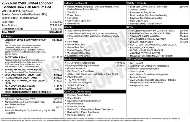 Used 2022 RAM 2500 Limited image 14