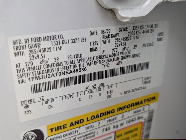 Used 2022 Ford Expedition Limited image 30
