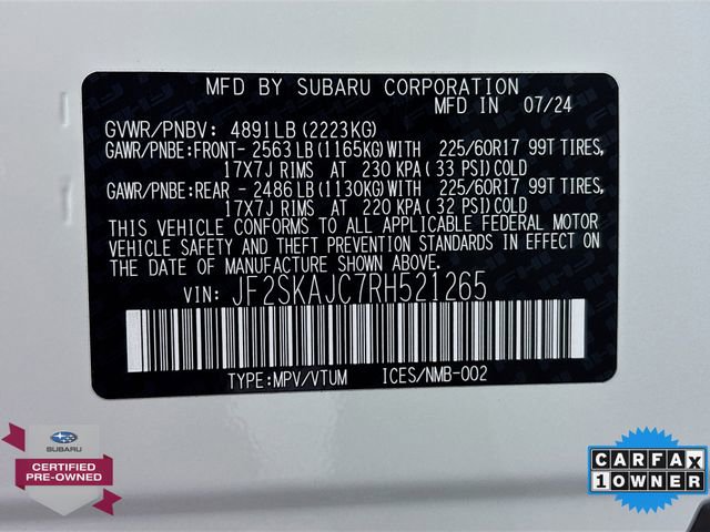 Certified 2024 Subaru Forester Wilderness image 33