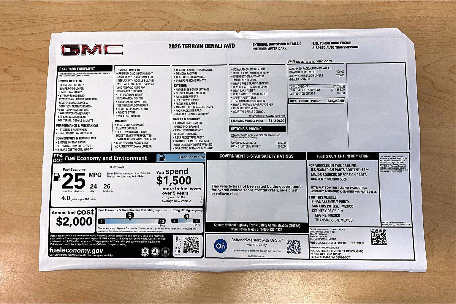 New 2026 GMC Terrain Denali image 13