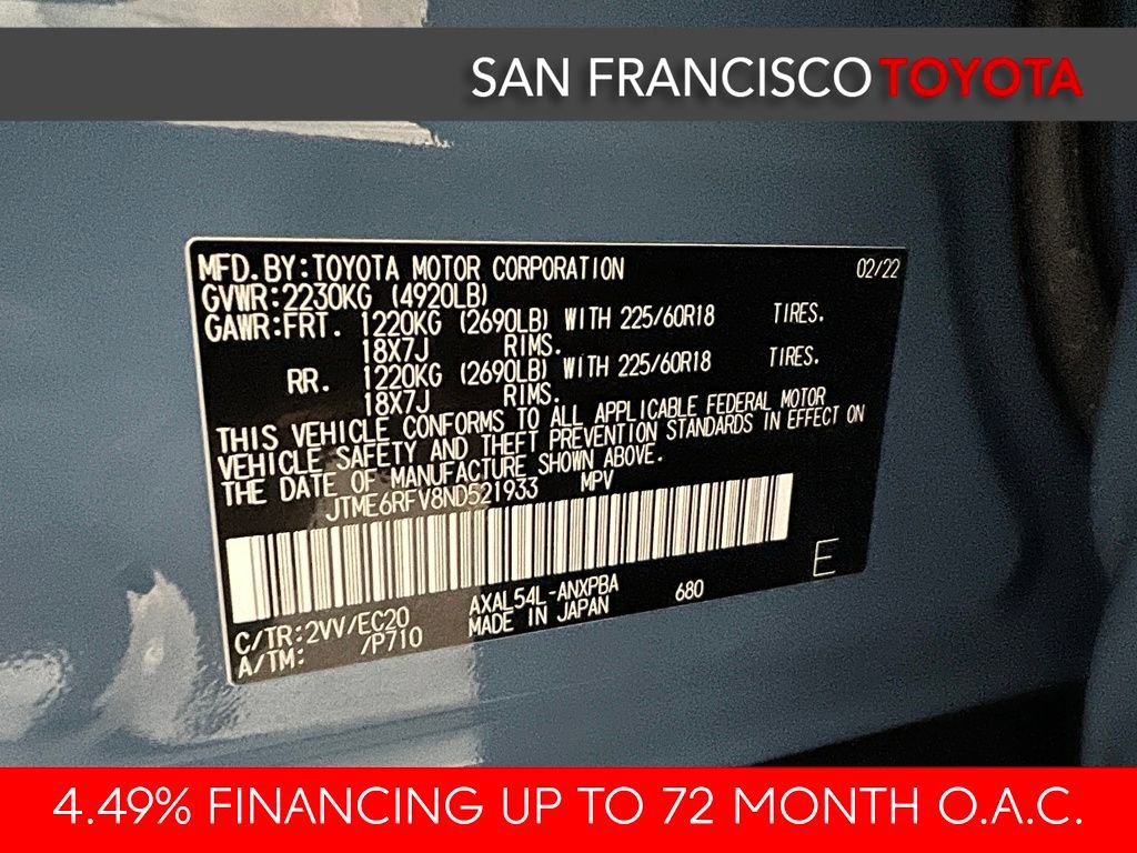 Certified 2022 Toyota RAV4 XSE image 46