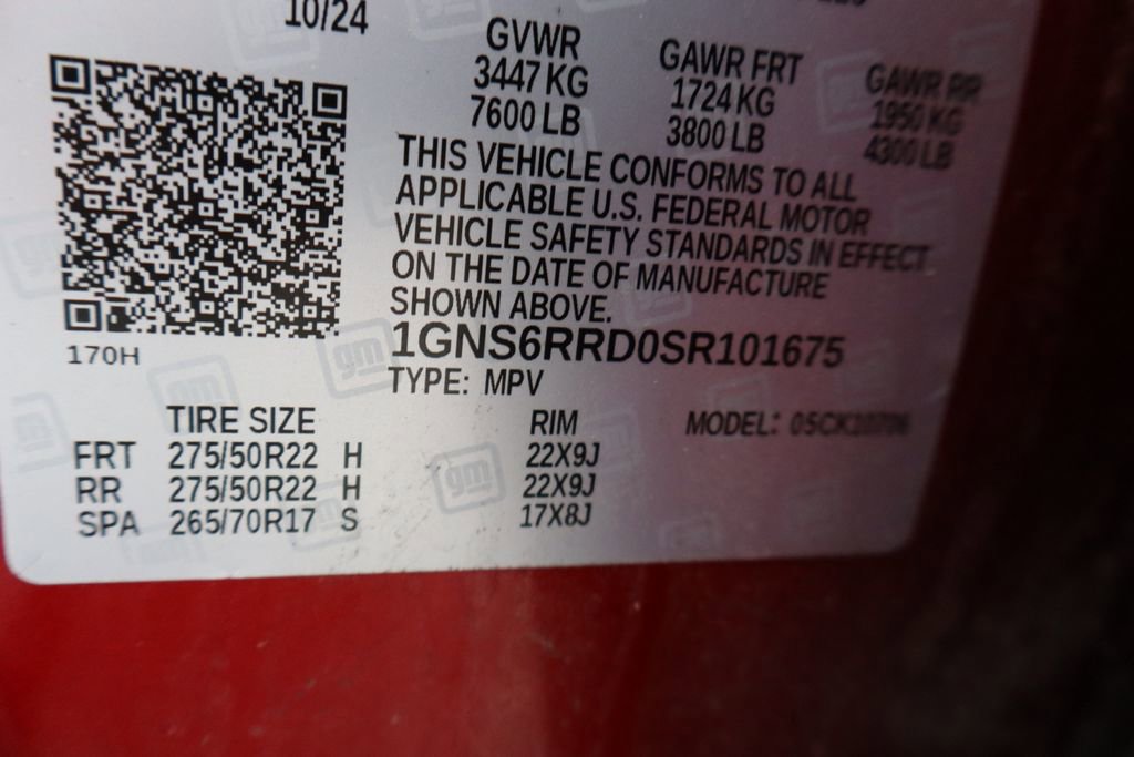 Used 2025 Chevrolet Tahoe RST w/ Comfort Package image 41