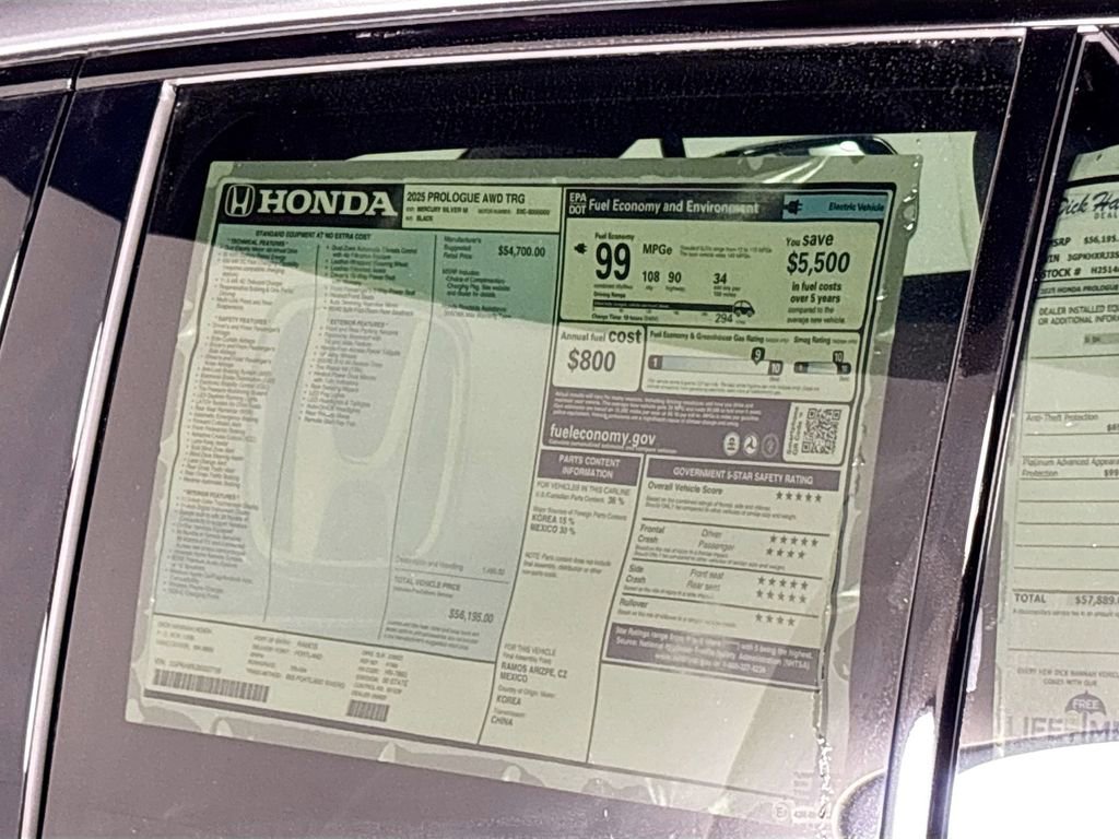 New 2025 Honda Prologue Touring image 26