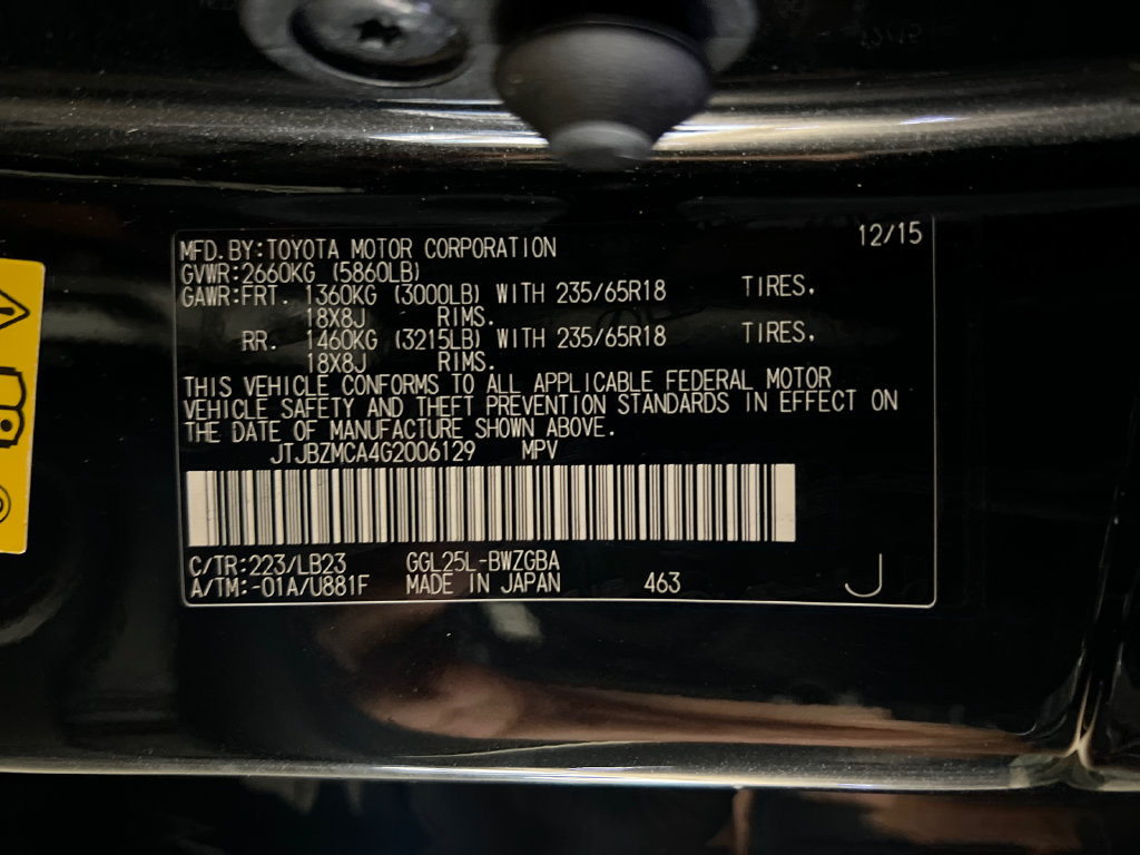 Used 2016 Lexus RX 350 AWD w/ Premium Package image 31