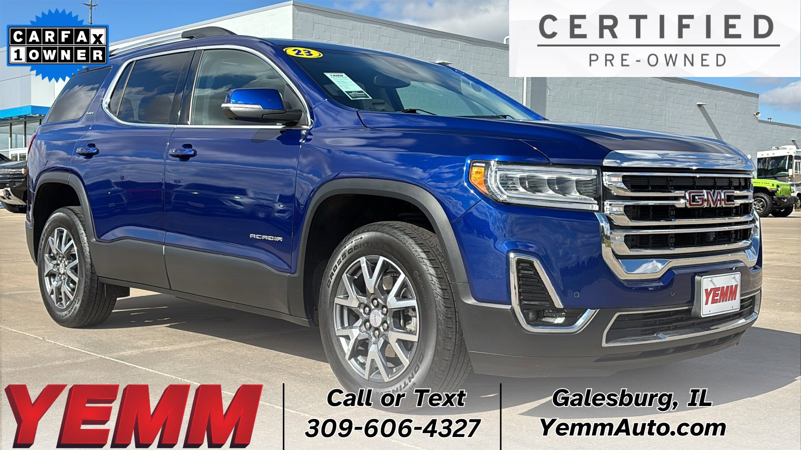 Used 2023 GMC Acadia SLT w/ Technology Package image 1