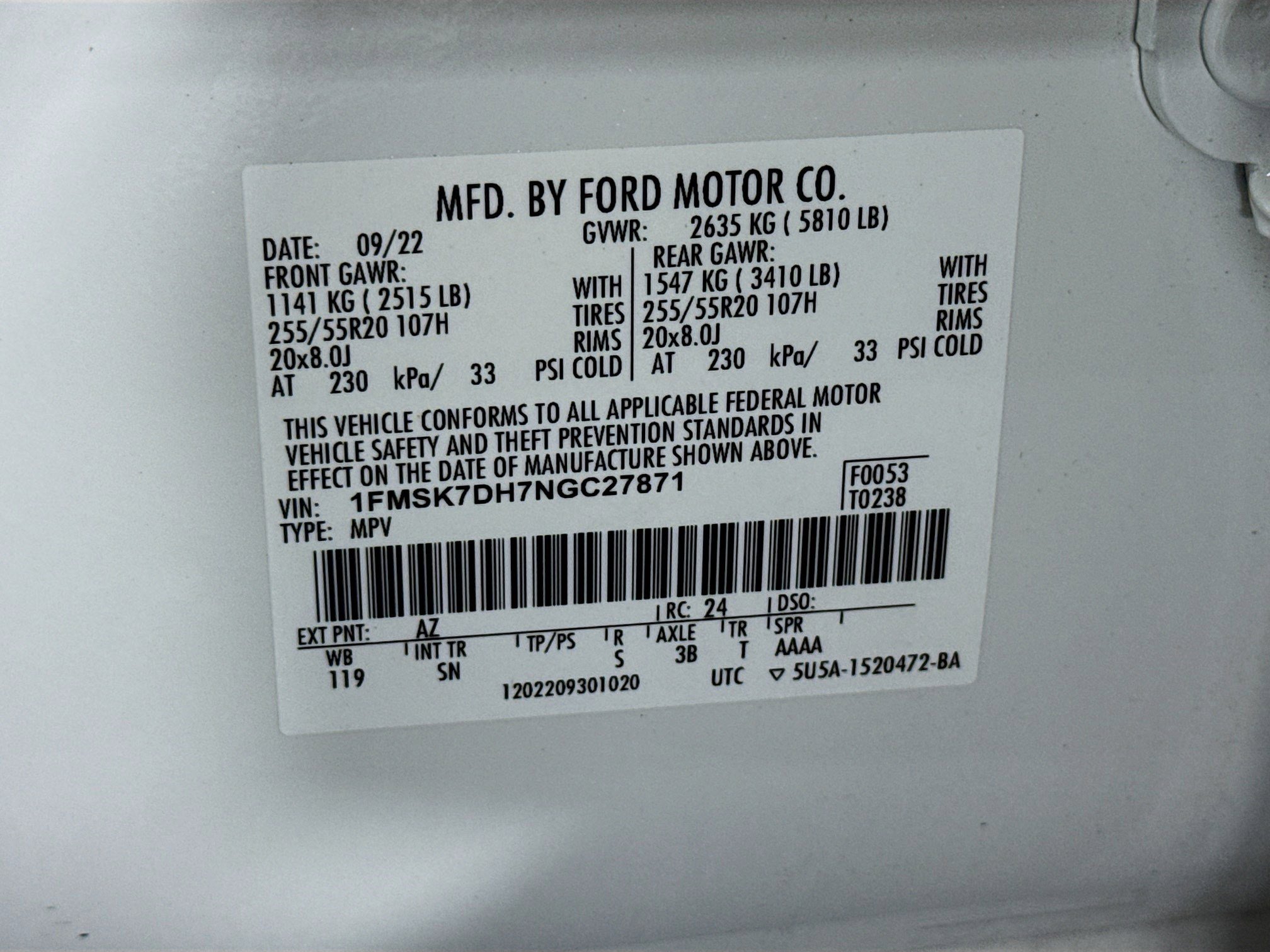 Used 2022 Ford Explorer XLT w/ Equipment Group 202A RWD image 40