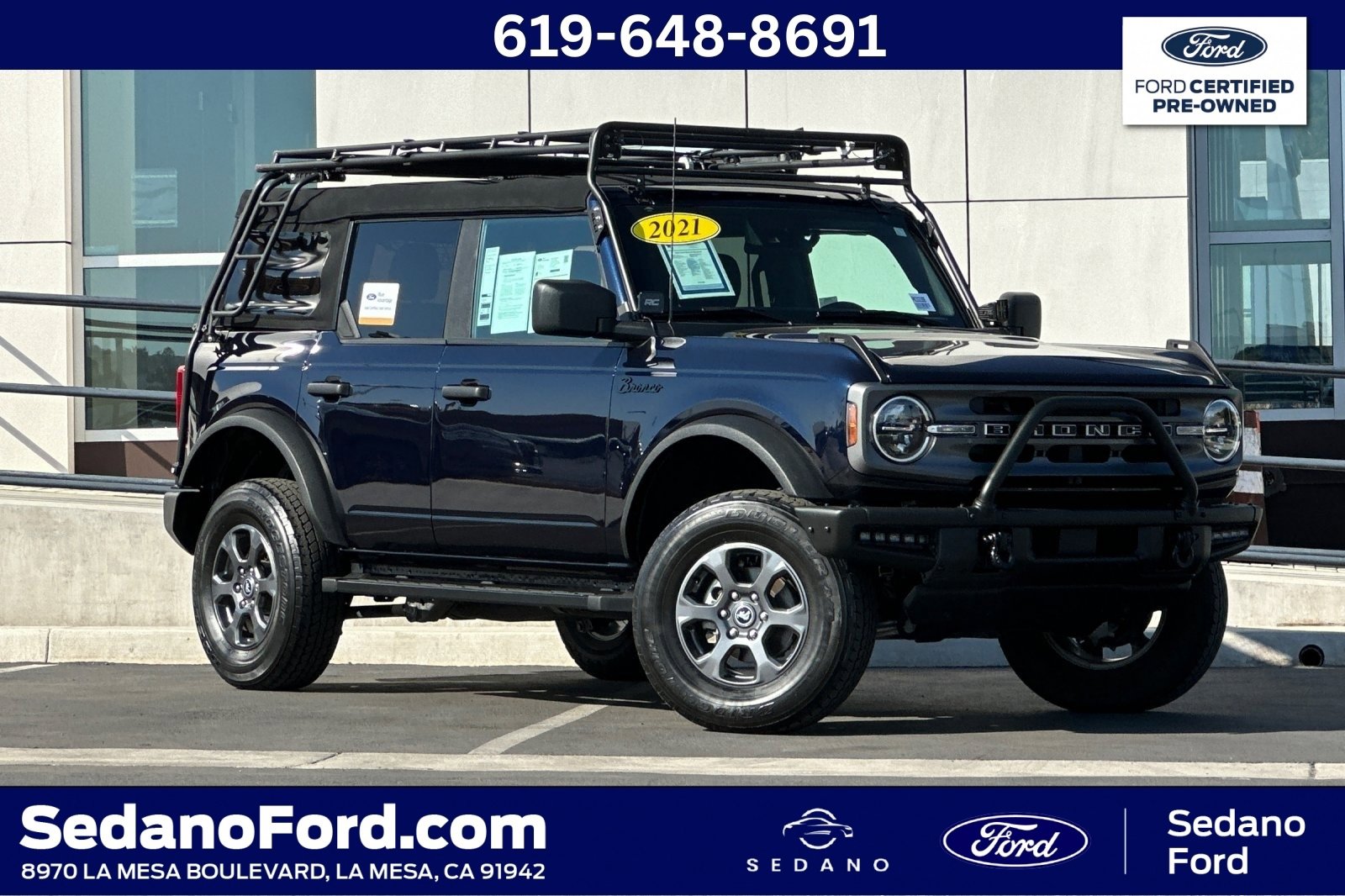 Certified 2021 Ford Bronco Big Bend