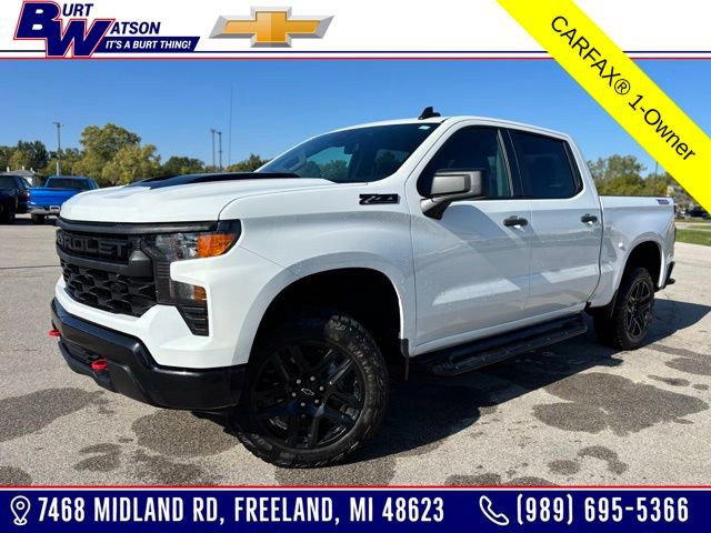 Used 2023 Chevrolet Silverado 1500 Custom Trail Boss w/ LPO, Dark Essentials Package image 1