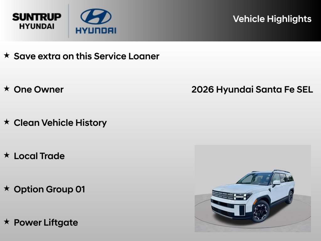 Used 2026 Hyundai Santa Fe SEL FWD image 8