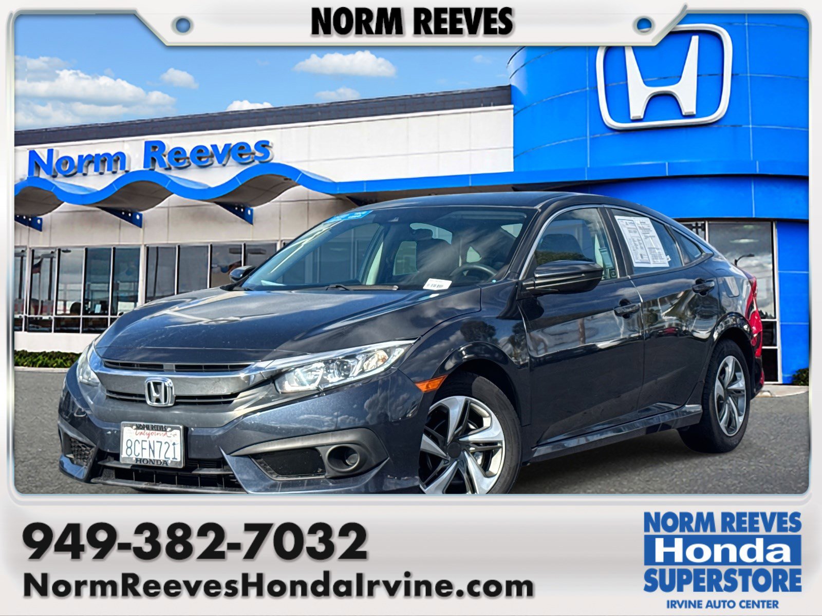 Certified 2018 Honda Civic LX image 1