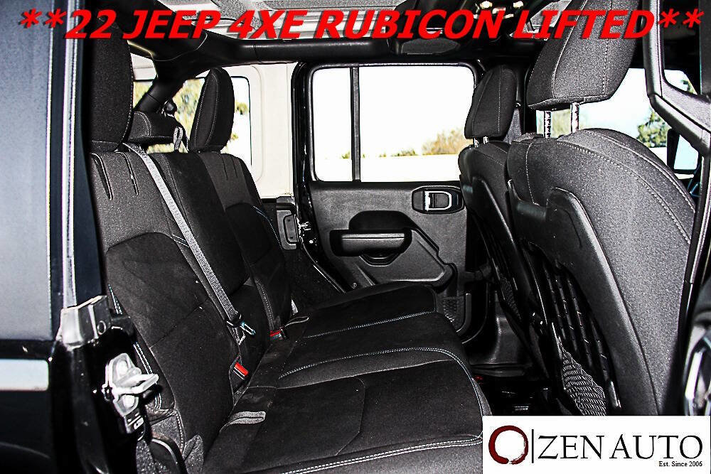Used 2022 Jeep Wrangler Unlimited Rubicon 4xe w/ Cold Weather Group image 36