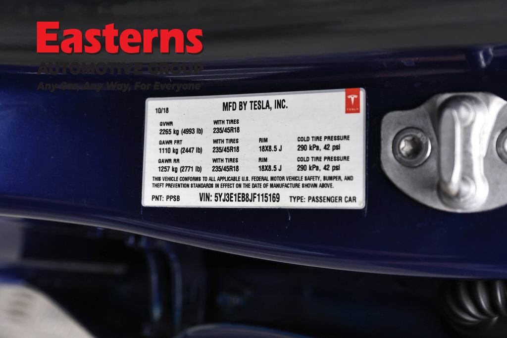 Used 2018 Tesla Model 3 Long Range AWD/4WD image 30