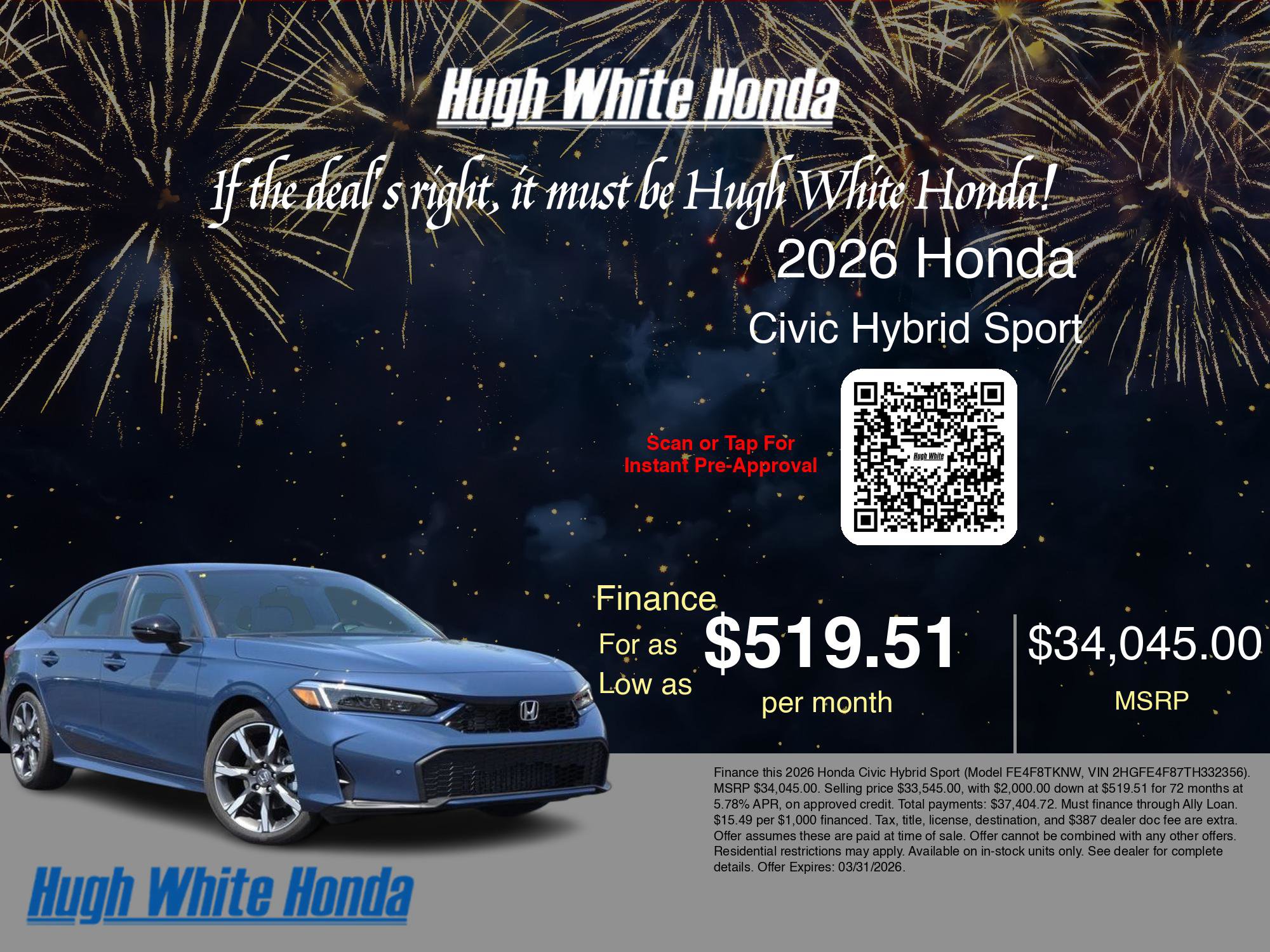 New 2026 Honda Civic Sport Touring image 7