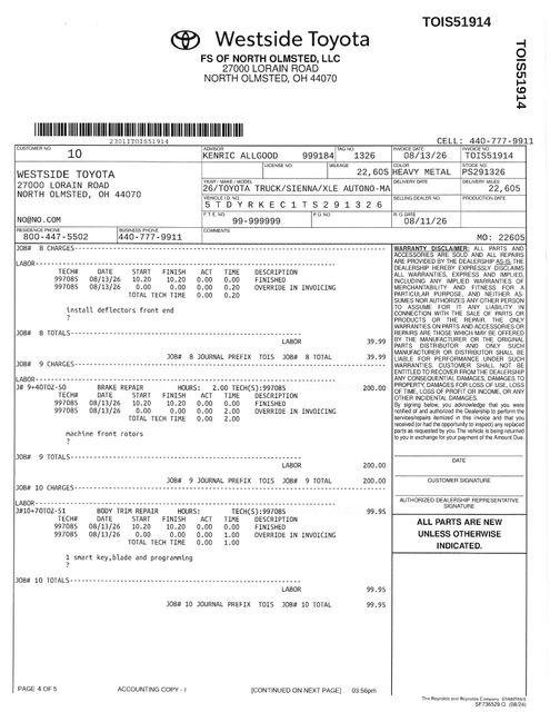 Certified 2026 Toyota Sienna XLE FWD image 23