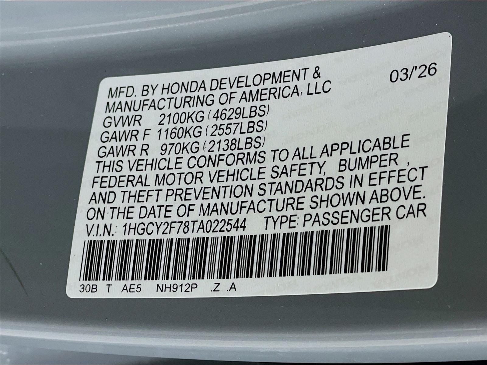 New 2026 Honda Accord Sport image 22