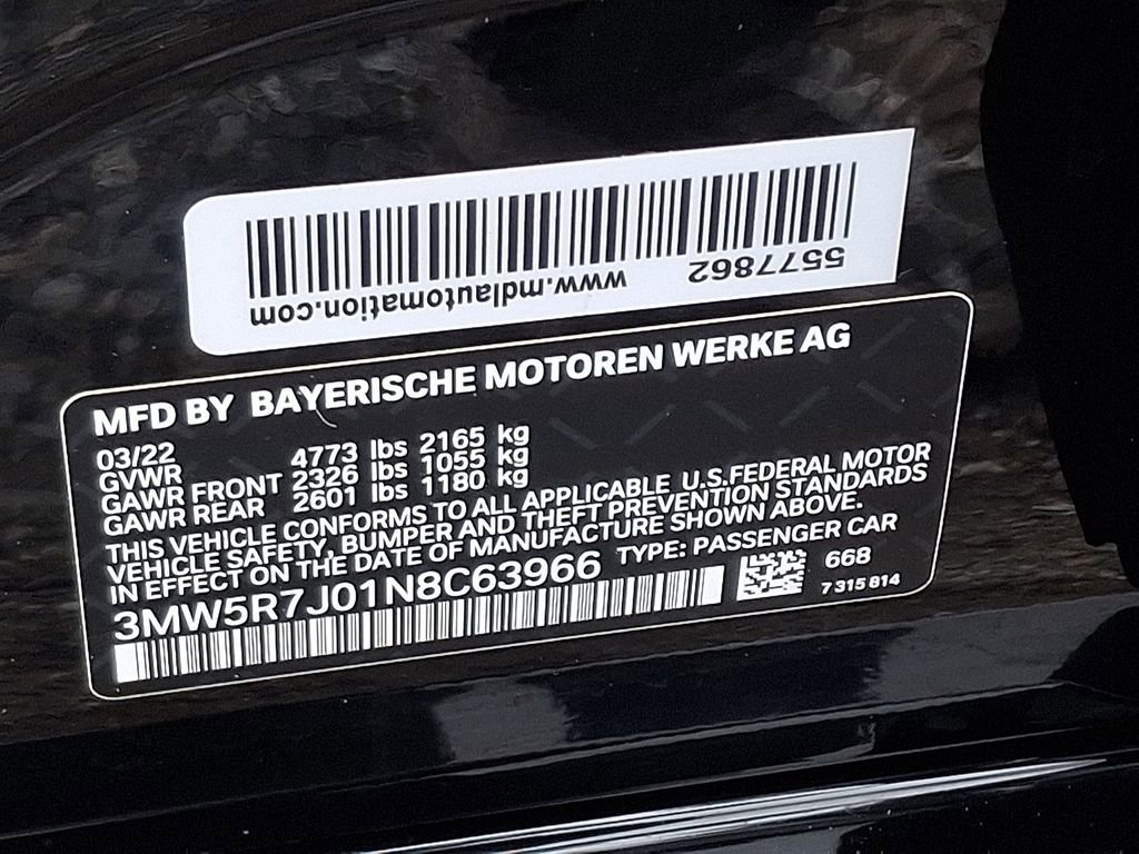 Certified 2022 BMW 330i xDrive Sedan w/ Premium Package 2 image 29