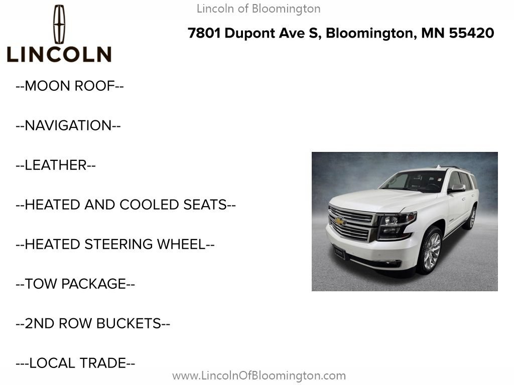 Used 2019 Chevrolet Tahoe Premier w/ Premier Plus Edition AWD/4WD image 5