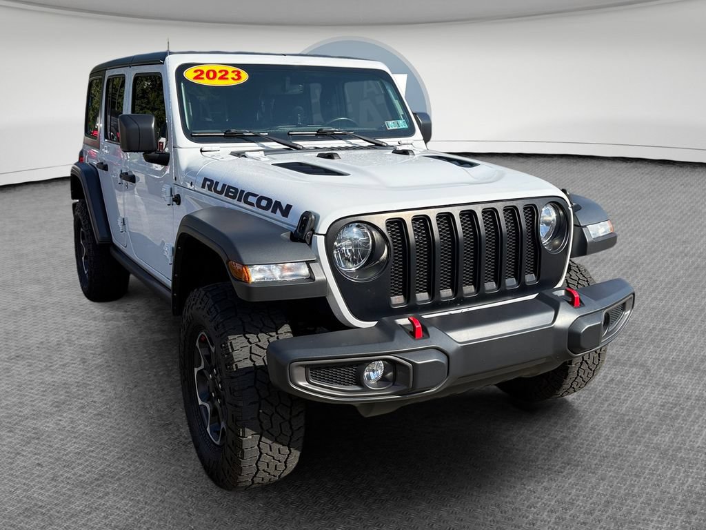Used 2023 Jeep Wrangler Unlimited Rubicon w/ Cold Weather Group AWD/4WD image 1