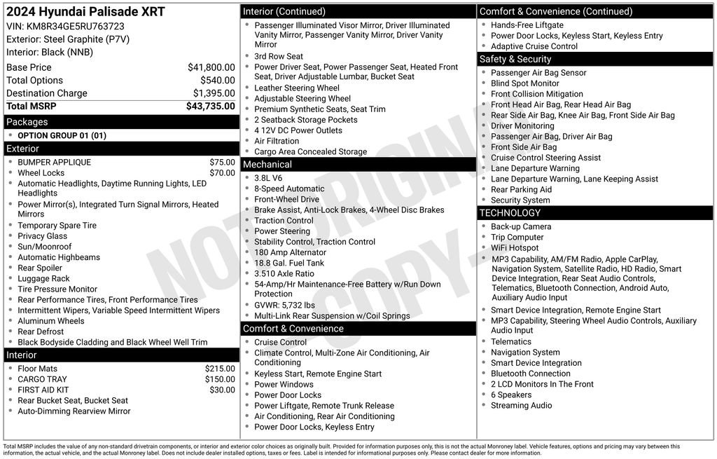 Used 2024 Hyundai Palisade XRT FWD image 11
