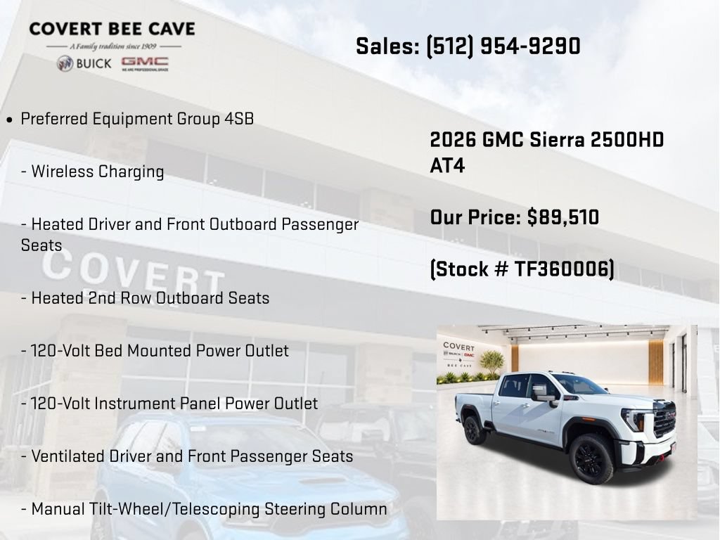 New 2026 GMC Sierra 2500 AT4 w/ AT4 Premium Plus Package AWD/4WD image 19