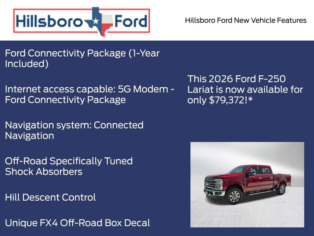 New 2026 Ford F250 Lariat w/ Chrome Package image 18