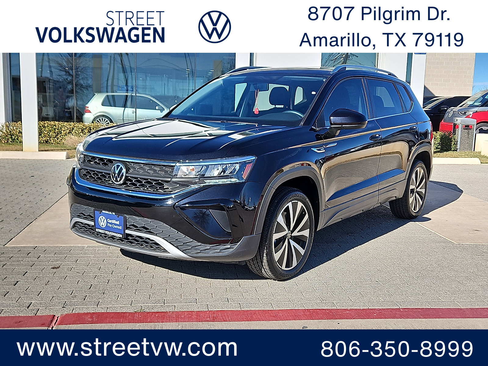 Certified 2022 Volkswagen Taos SE w/ Panoramic Sunroof Package image 1