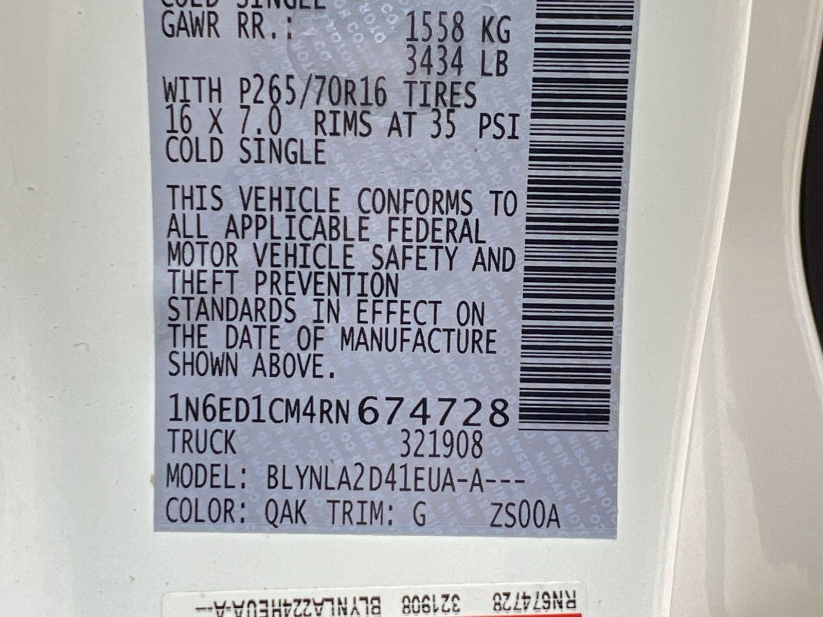 Used 2024 Nissan Frontier S w/ Technology Package image 19