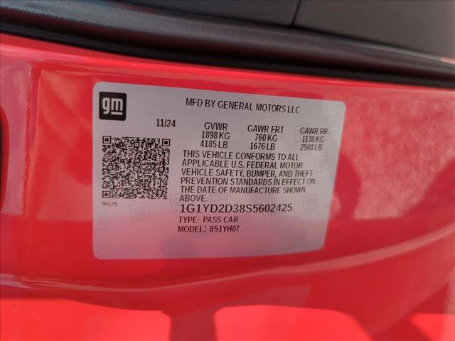 Used 2025 Chevrolet Corvette Z06 RWD image 21