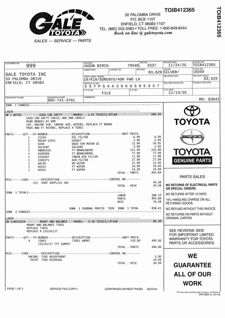 Used 2019 Kia Sorento LX w/ Option Group 020 image 10