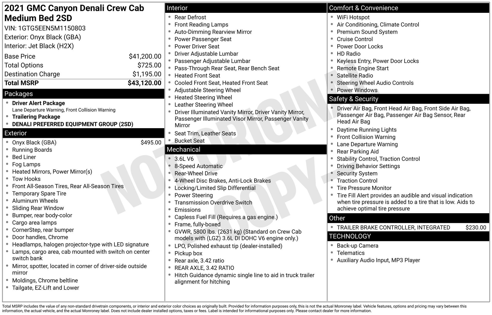 Used 2021 GMC Canyon Denali image 30