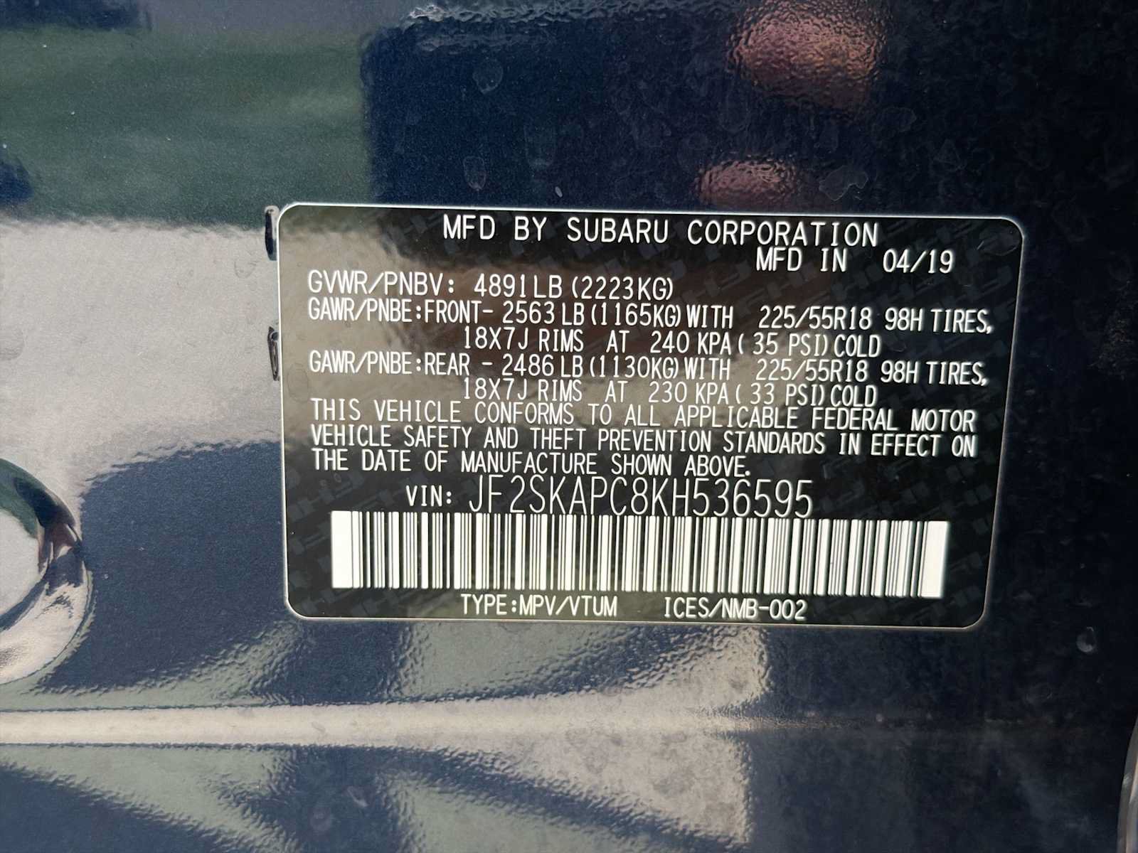 Used 2019 Subaru Forester Sport w/ Popular Package #2 AWD/4WD image 31