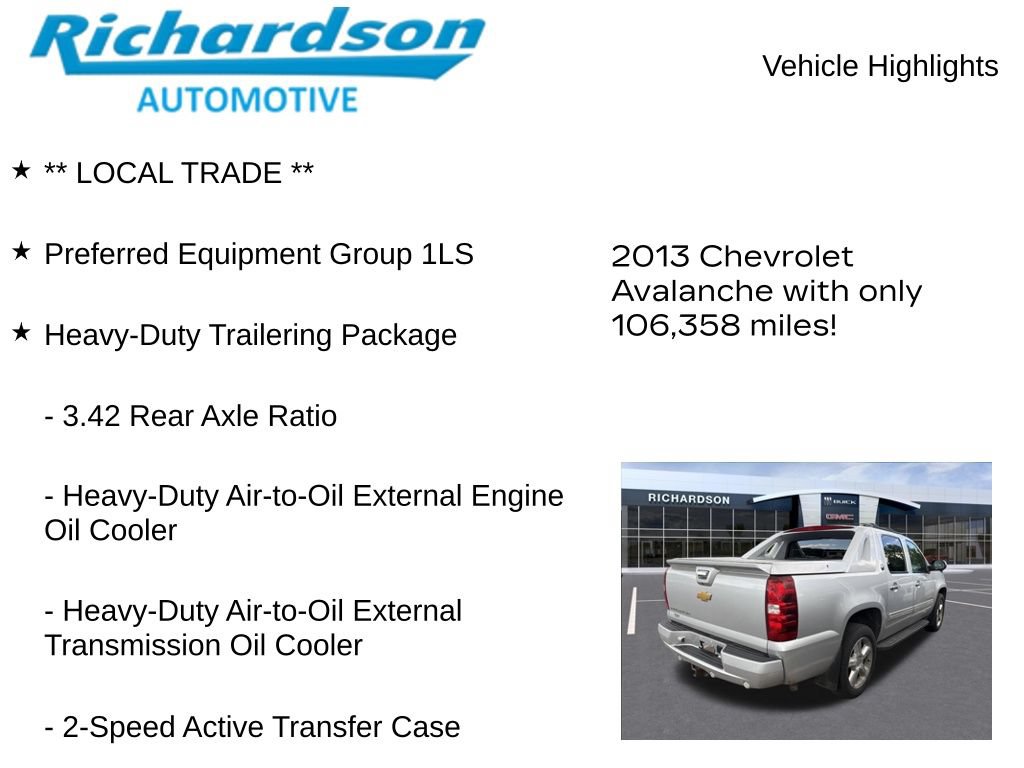 Used 2013 Chevrolet Avalanche LS w/ All-Star Edition AWD/4WD image 11