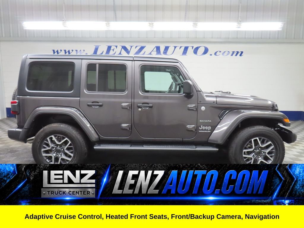 Used 2024 Jeep Wrangler Unlimited Sahara w/ Technology Group AWD/4WD image 1