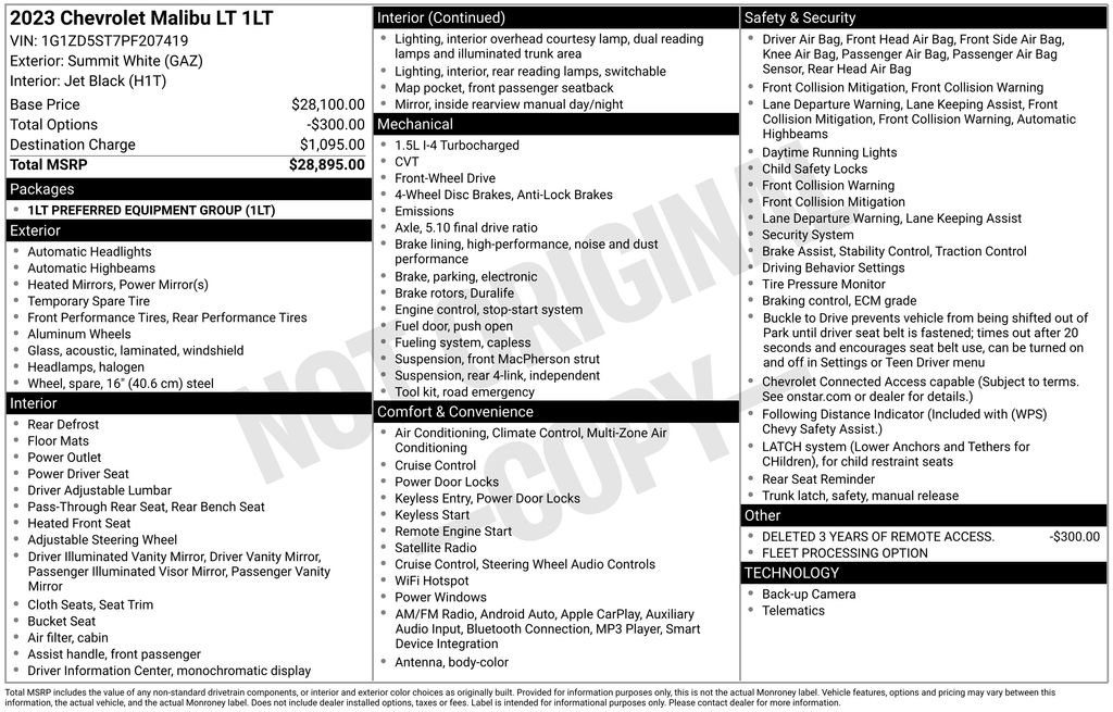 Used 2023 Chevrolet Malibu LT image 19