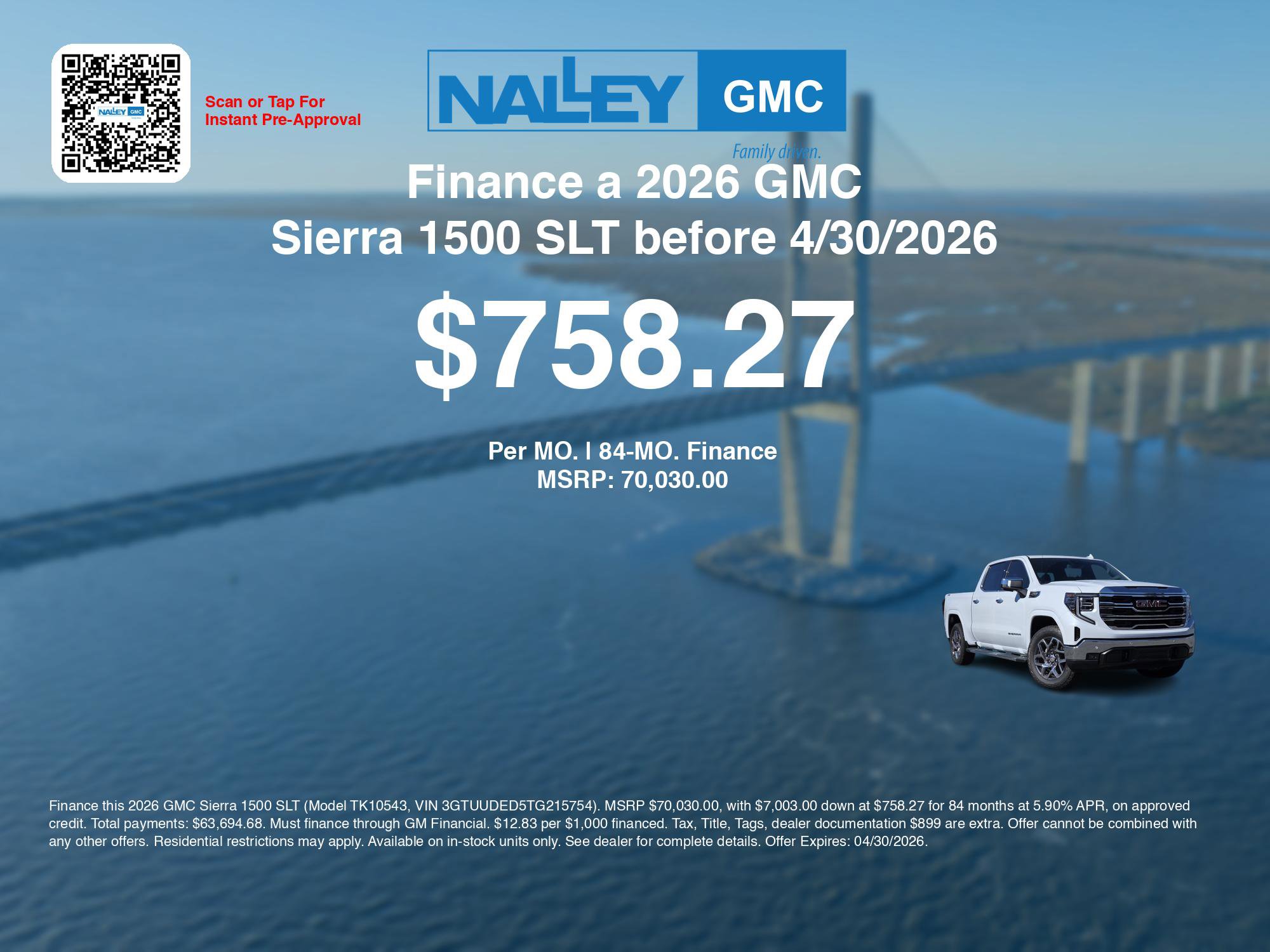New 2026 GMC Sierra 1500 SLT w/ SLT Premium Plus Package image 7