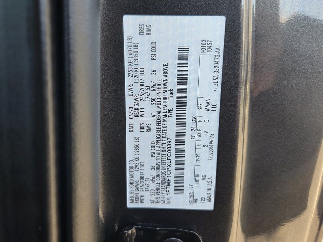 Certified 2020 Ford F150 XLT w/ Equipment Group 301A Mid RWD image 19