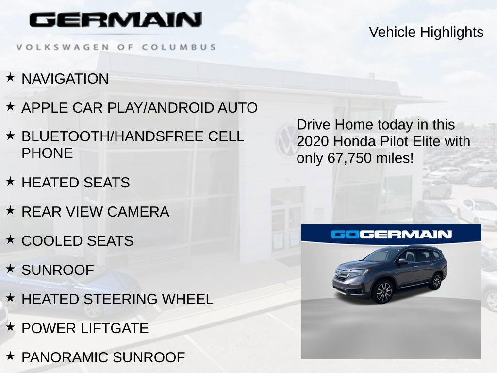 Used 2020 Honda Pilot Elite image 5