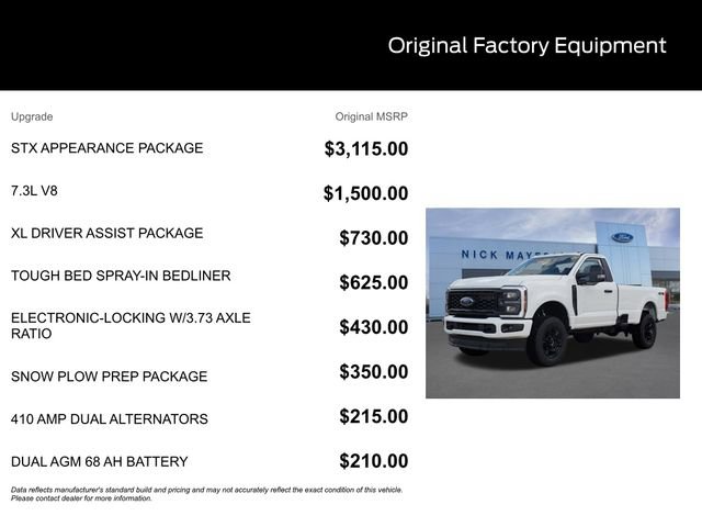 New 2026 Ford F350 XL w/ STX Appearance Package image 9