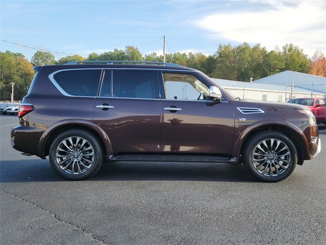 Used 2021 Nissan Armada Platinum w/ Captain's Chairs Package video 2