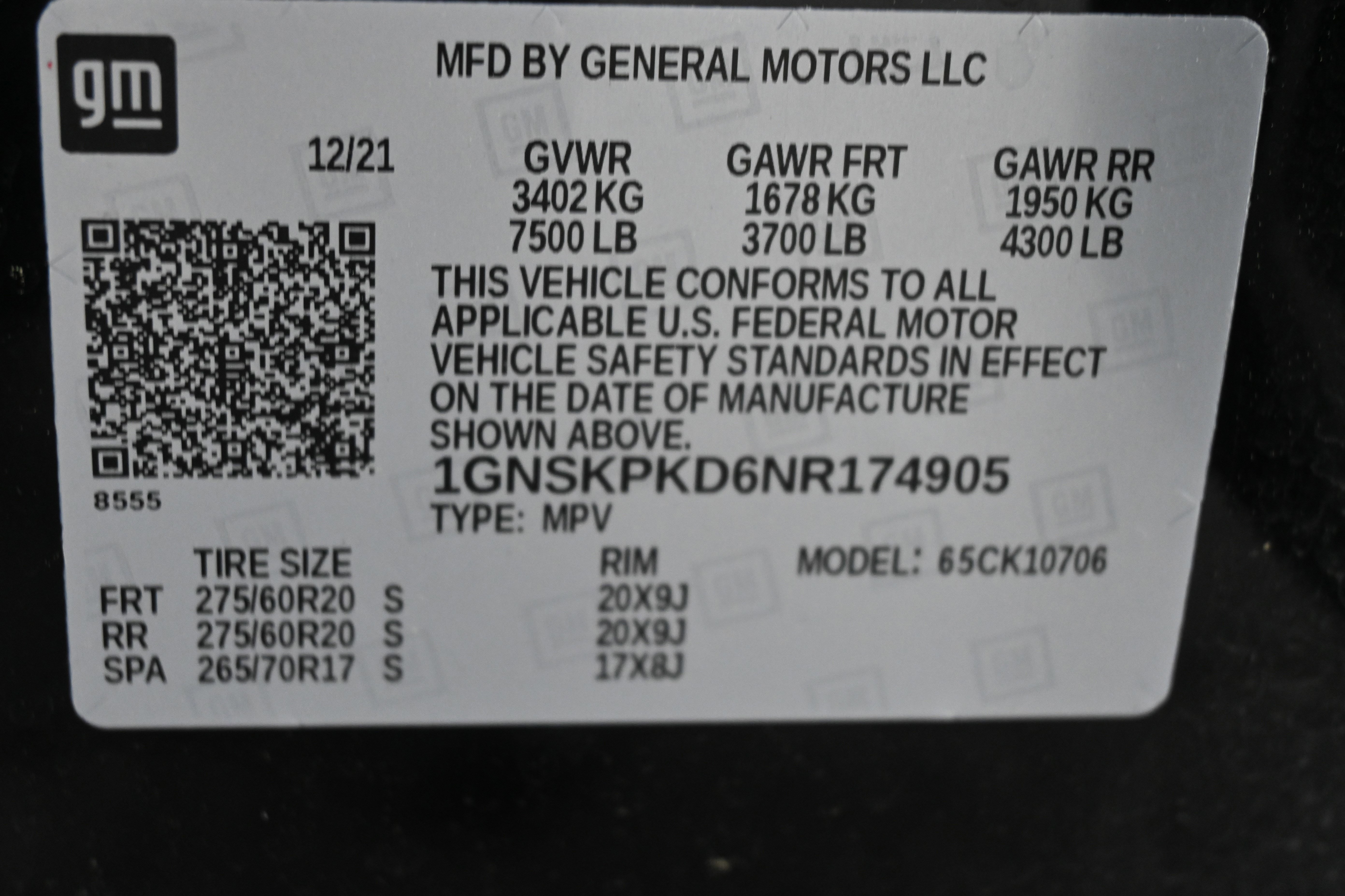 Used 2022 Chevrolet Tahoe Z71 w/ Luxury Package AWD/4WD image 39
