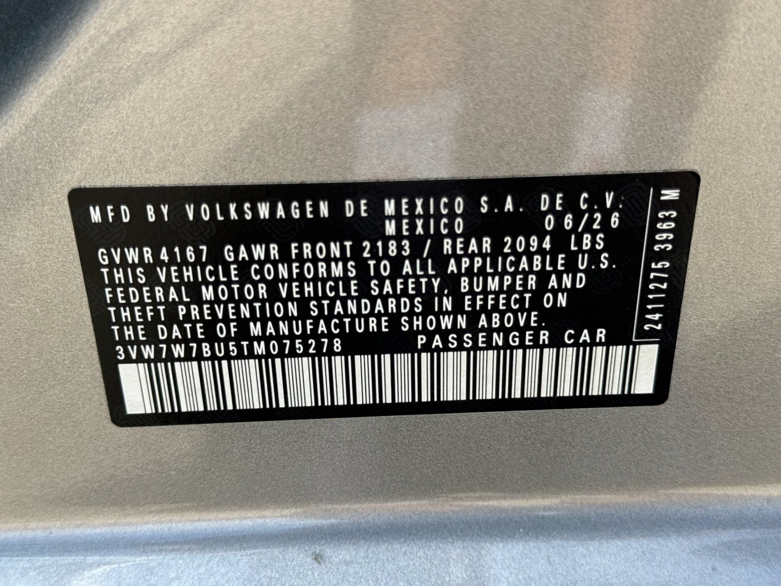 New 2026 Volkswagen Jetta SE FWD image 26