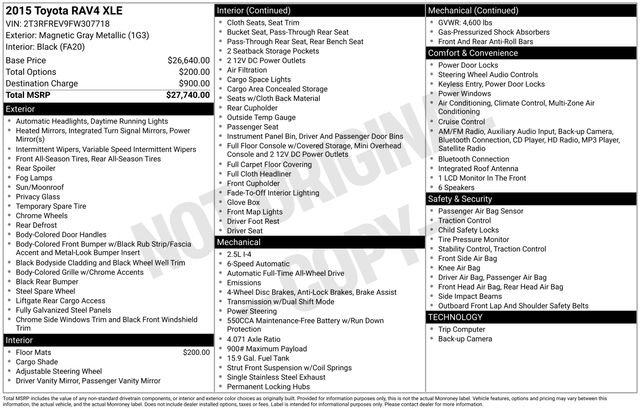 Used 2015 Toyota RAV4 XLE image 23
