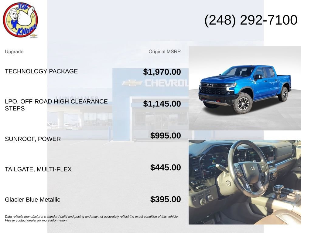 Certified 2023 Chevrolet Silverado 1500 ZR2 w/ Technology Package image 5