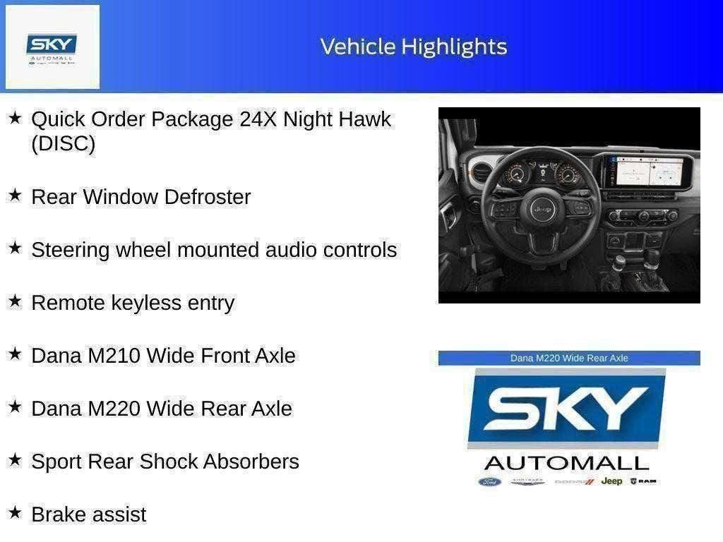 New 2025 Jeep Gladiator Sport image 69