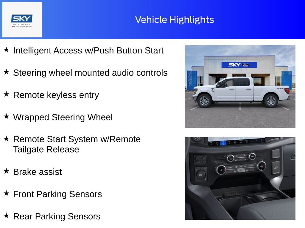 New 2025 Ford F150 XLT w/ Equipment Group 302A MID image 20