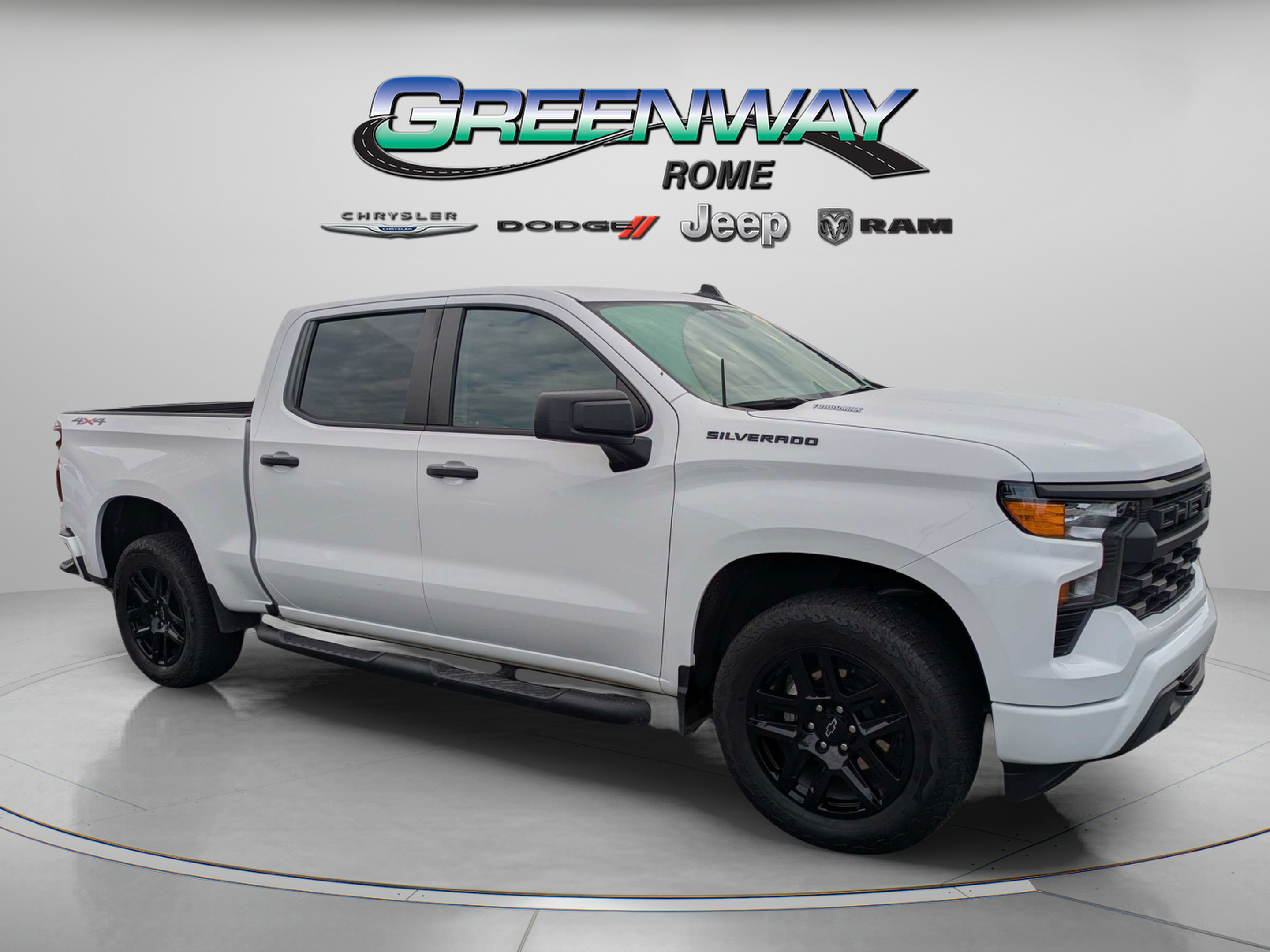 Used 2024 Chevrolet Silverado 1500 Custom w/ Turbomax Blackout Package