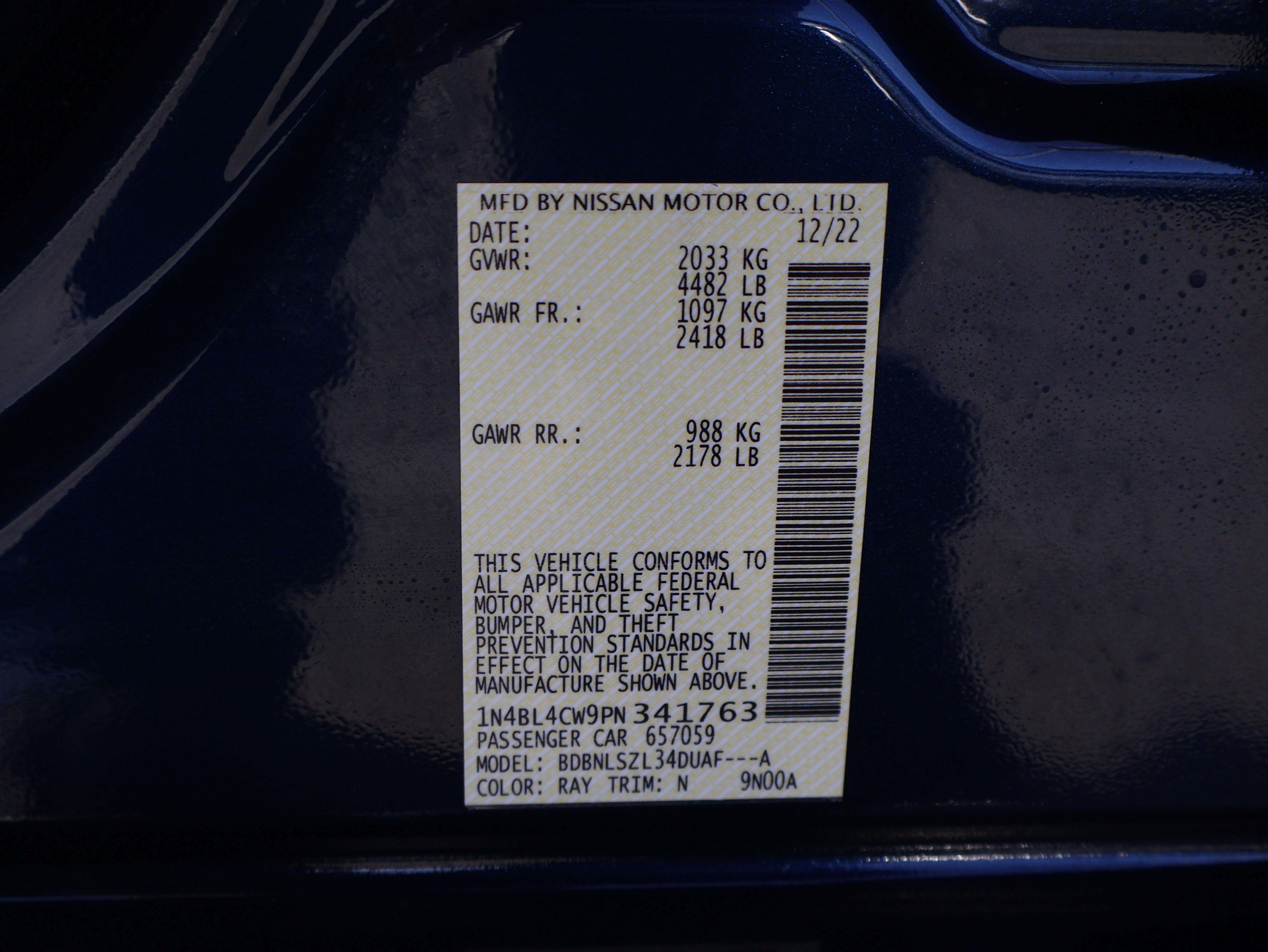 Used 2023 Nissan Altima 2.5 SR w/ SR Premium Package image 41