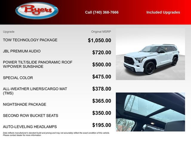 Used 2025 Toyota Sequoia Limited w/ Tow Technology Package image 5